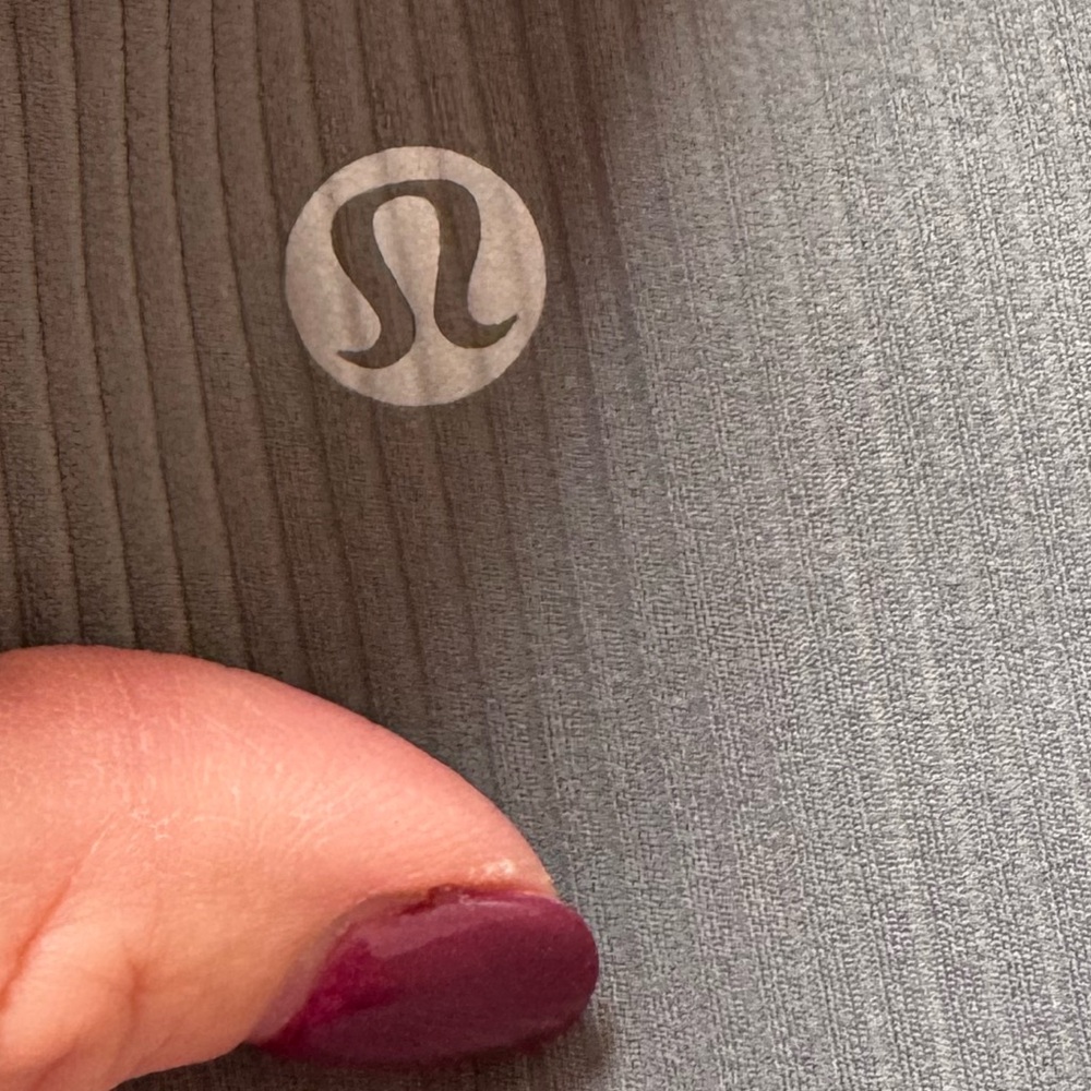 Lululemon Align Ribbed Mini Flare Leggings Pants Size 18 Inseam 32” Gray - Picture 5 of 13